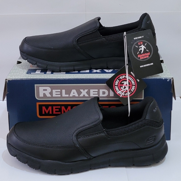 holiday party dresses 2024 Skechers Women's Relaxed Fit Uno SR Work Sneaker Black 6.5 main image 1